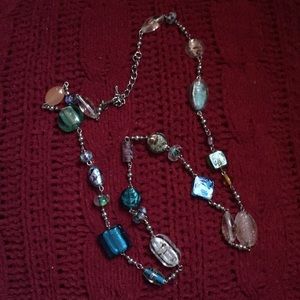 Sea glass colors necklace excel condition